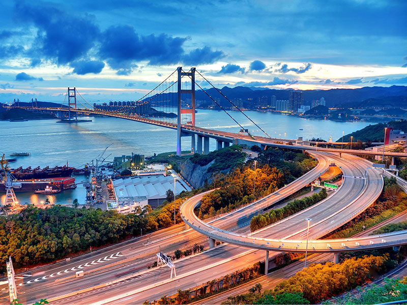 Tsing Ma Bridge, Hong Kong