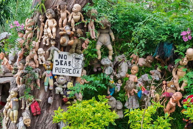 The Island of Dolls in Mexico