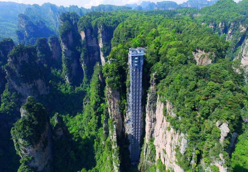 Amazing structures of the world, Bailong Elevator China