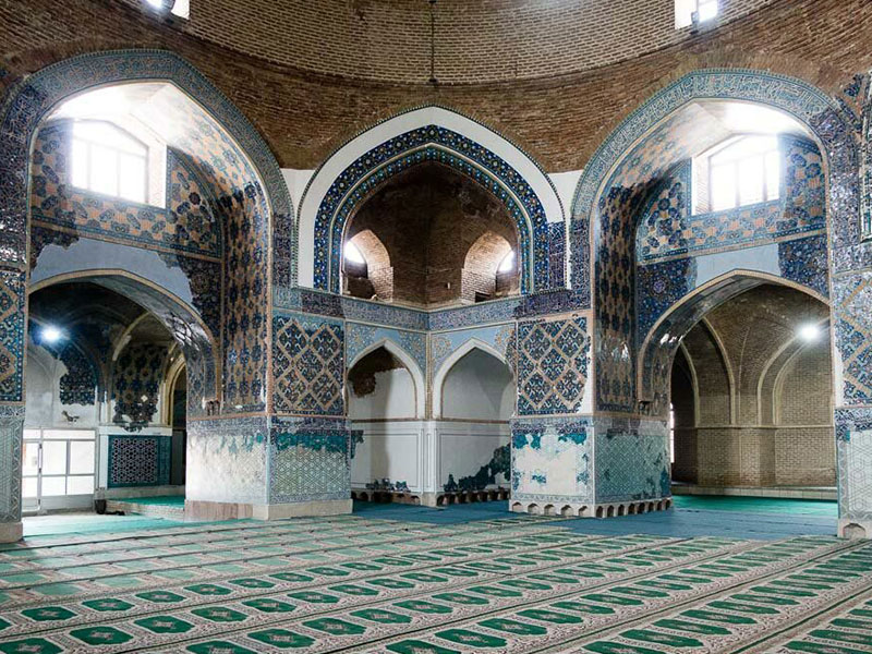 Blue Mosque in tabriz attraction