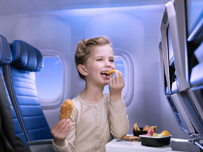 Children's Meals in airplane meals