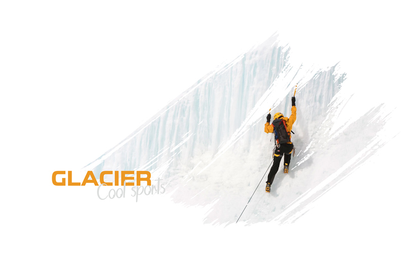 Ice Climbing in winter sports