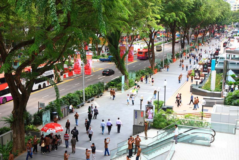 Orchard Road in Singapore