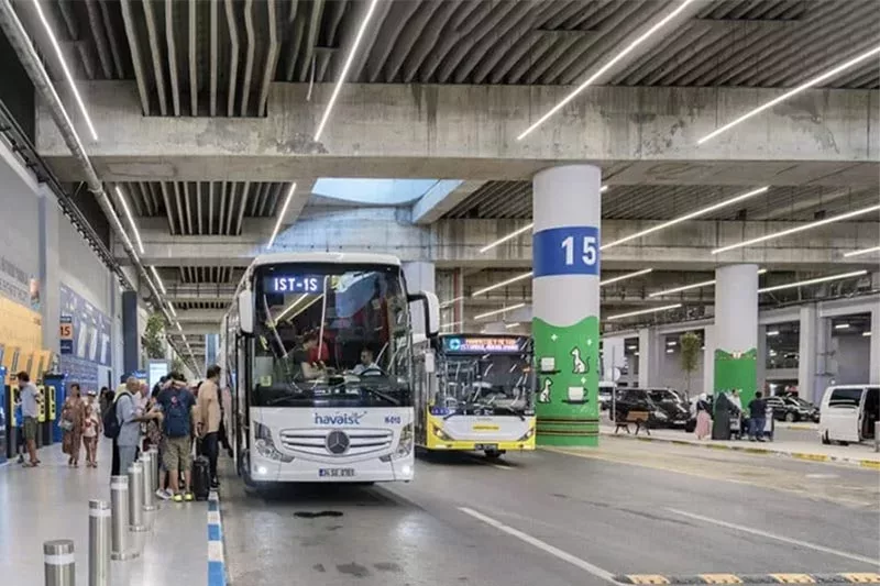 شرکت اتوبوسرانی havaist در فرودگاه استانبول
