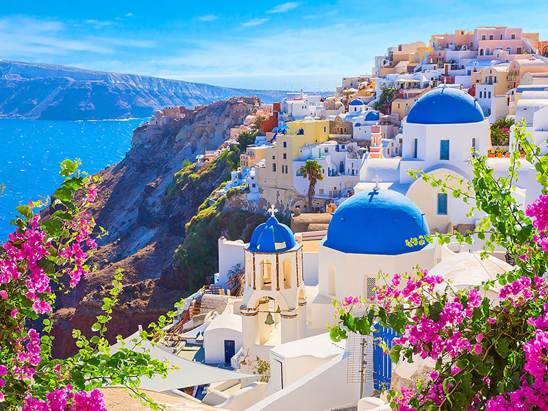 Santoriniزیباترین جزایر یونان
