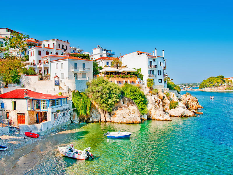 Skiathos in greece Island