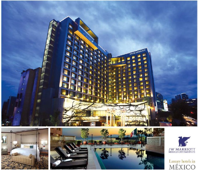 هتل جو ماریوت یکی از بهترین هتل های مکزیک است که در منطقه سانتافه قرار دارد.