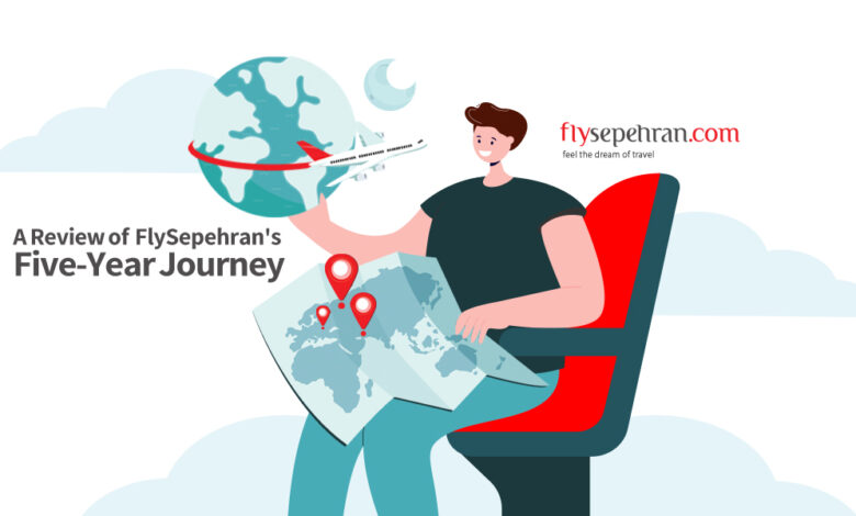 Our Five-Year Journey | Infographic Report of FlySepehran