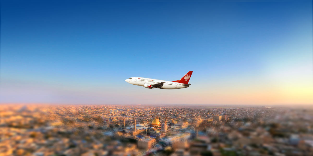 FlySepehran Increased Mashhad to Najaf Flights up to Three Times a Day