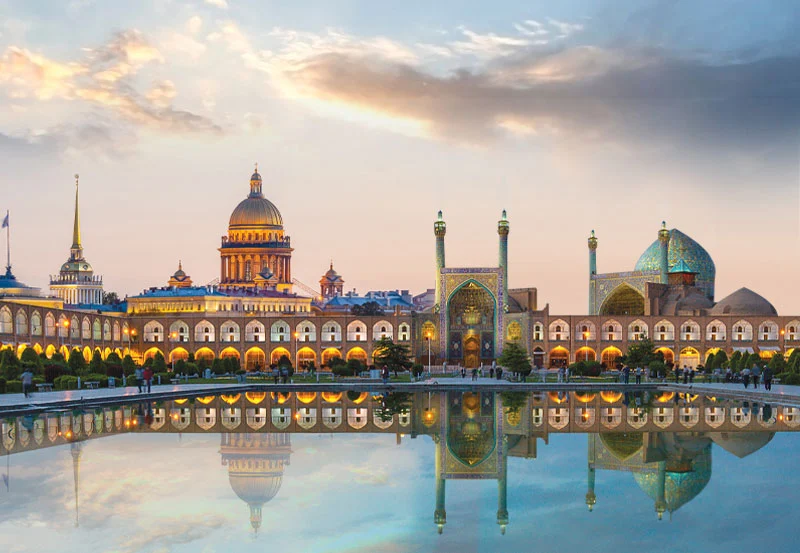 Isfahan and Saint Petersburg; from "Half of the World" to the Capital of the Tsar