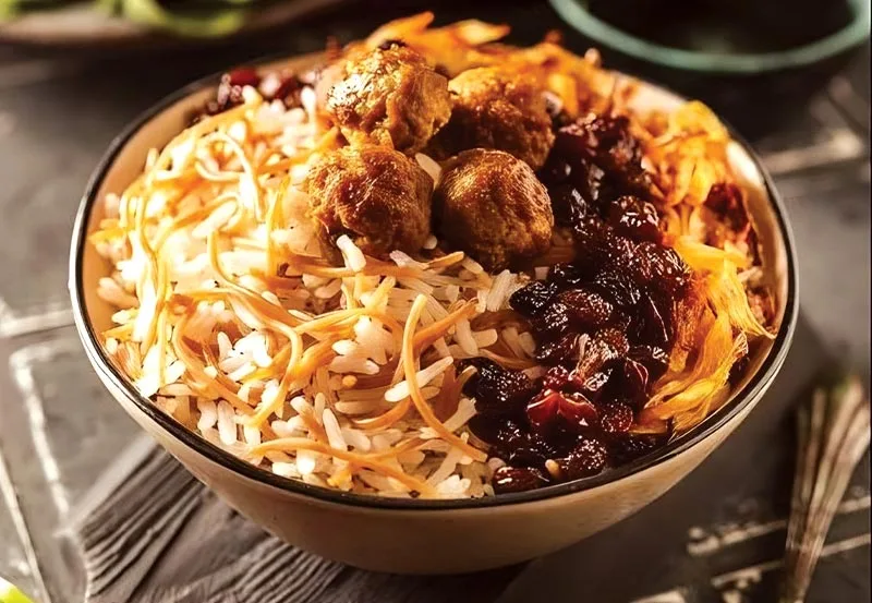 Reshteh Polo; Winter Nostalgic Dish for Iranian Families