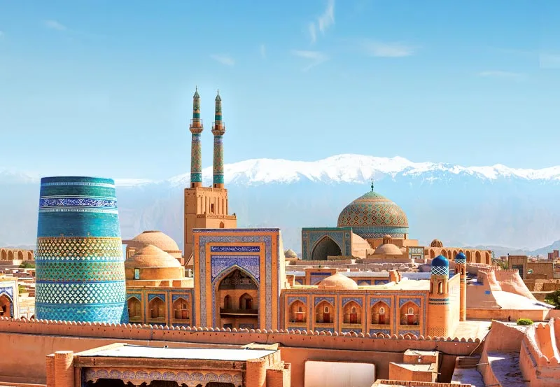 Yazd and Khiva; far apart, yet alike