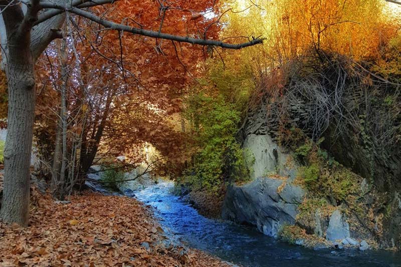 fall locations near mashhad