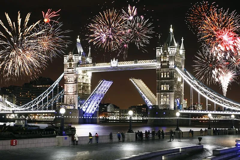 Christmas in london, The Best Cities in Europe for New Year's Eve