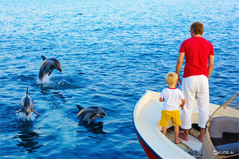 Family fun in Qeshm for traveling with children – photo generated with AI