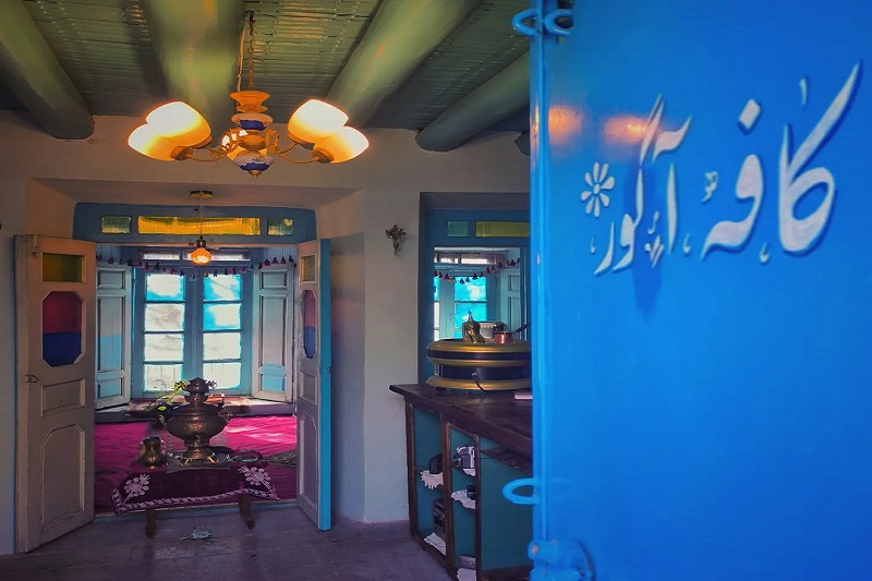 This Cafe is the best spring cafes in Mashhad, agoure cafe