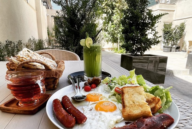 This Cafe is the best spring cafes in Mashhad, hami cafe