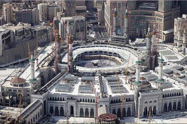Aerial view of Mecca