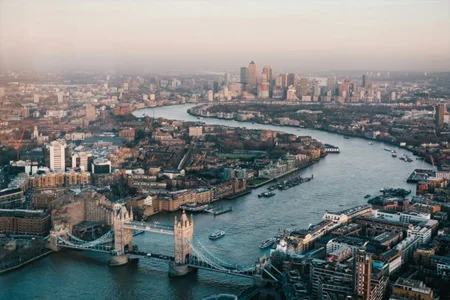 Beautiful London from above