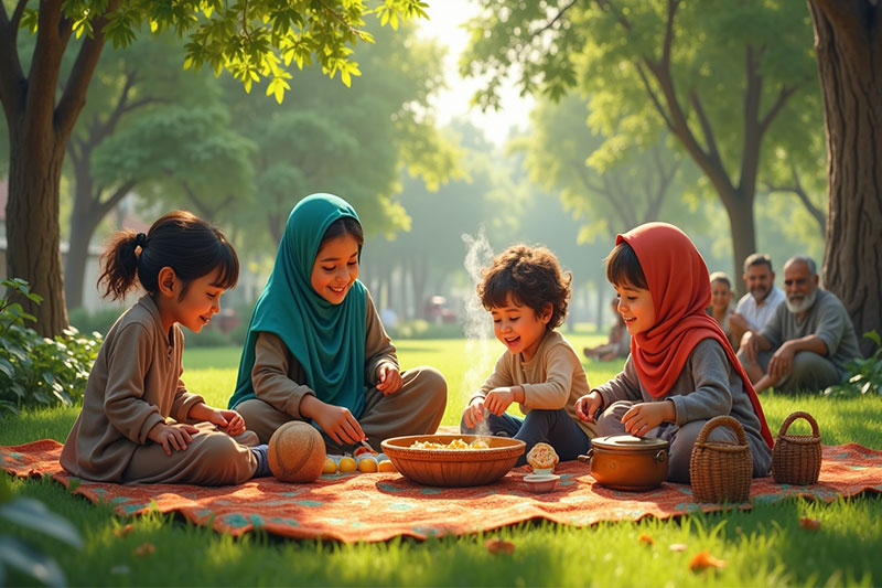 الاحتفالات الشعبية في إيران
