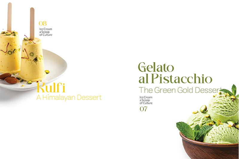Italian gelato/Indian ice cream