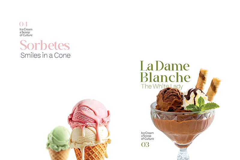 Belgian dessert - Filipino ice cream