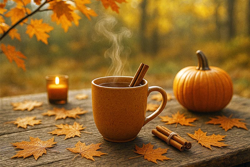 بهترین دمنوش های پاییزی