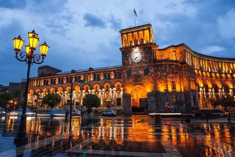 Republic Square in armenia