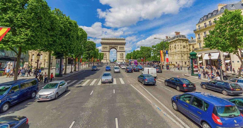 جاهای دیدنی پاریس - خیابان شانزلیزه