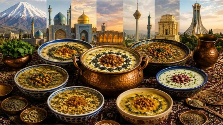 معرفی بهترین آش های سنتی ایرانی ( 7 آش محلی از 7 شهر ایران ) + طرزتهیه