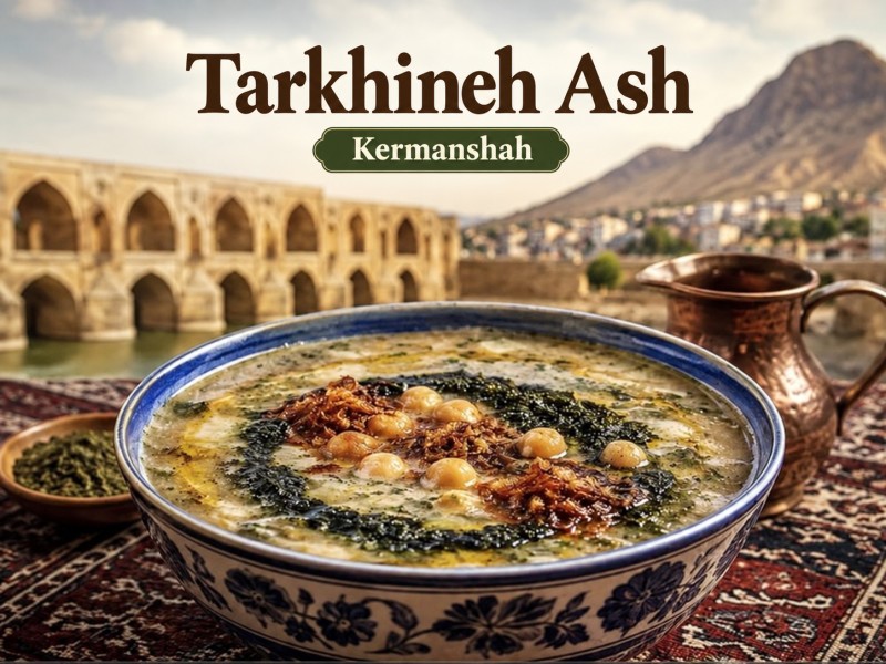 Ashe tarkhineh: a traditional Persian soup